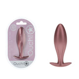 OUCH! Oval Anal Plug - Rose Gold - Naughty by Nature Adult Store