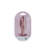 OUCH! Oval Anal Plug - Rose Gold - Naughty by Nature Adult Store