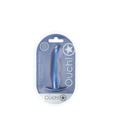 OUCH! Finger Anal Plug - Metallic Blue - Naughty by Nature Adult Store