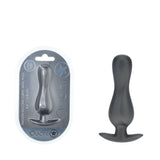 OUCH! Curvy Anal Plug - Gun Metal - Naughty by Nature Adult Store