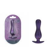 OUCH! Curvy Anal Plug - Metallic Purple - Naughty by Nature Adult Store