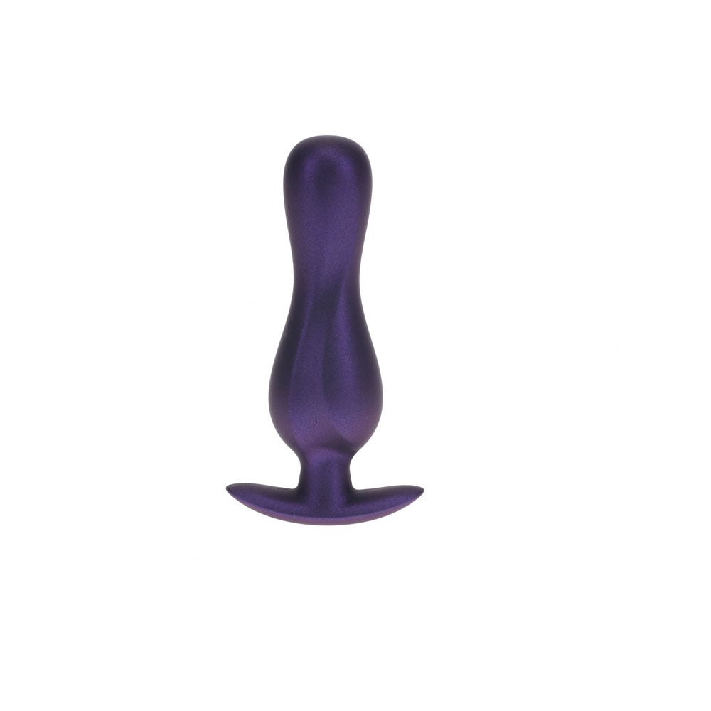 OUCH! Curvy Anal Plug - Metallic Purple - Naughty by Nature Adult Store