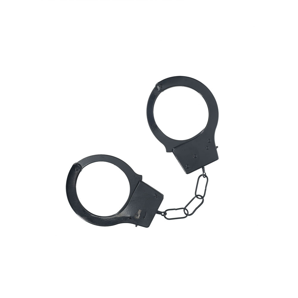 OUCH! Classic Metal Cuffs - Black - Naughty by Nature Adult Store