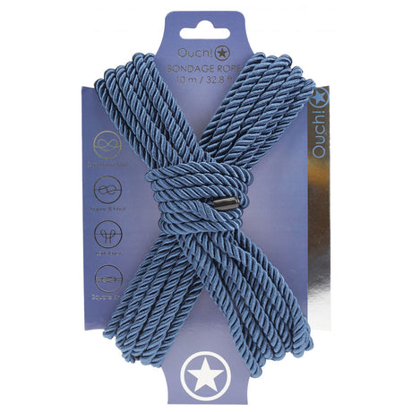 OUCH! Bondage Rope - 10 M Navy Blue