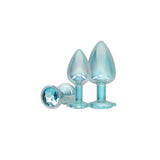 OUCH! Paris Collection - Metal Anal Plug Set - Blue