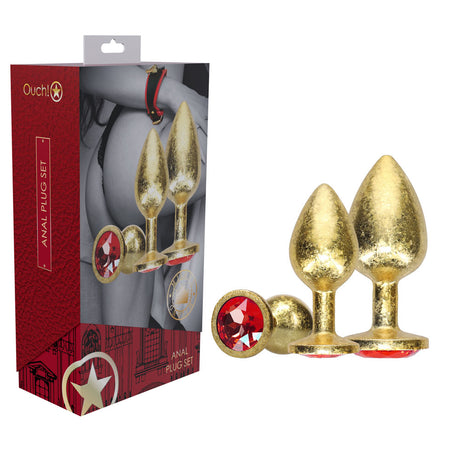 OUCH! Milan Collection - Metal Anal Plug Set