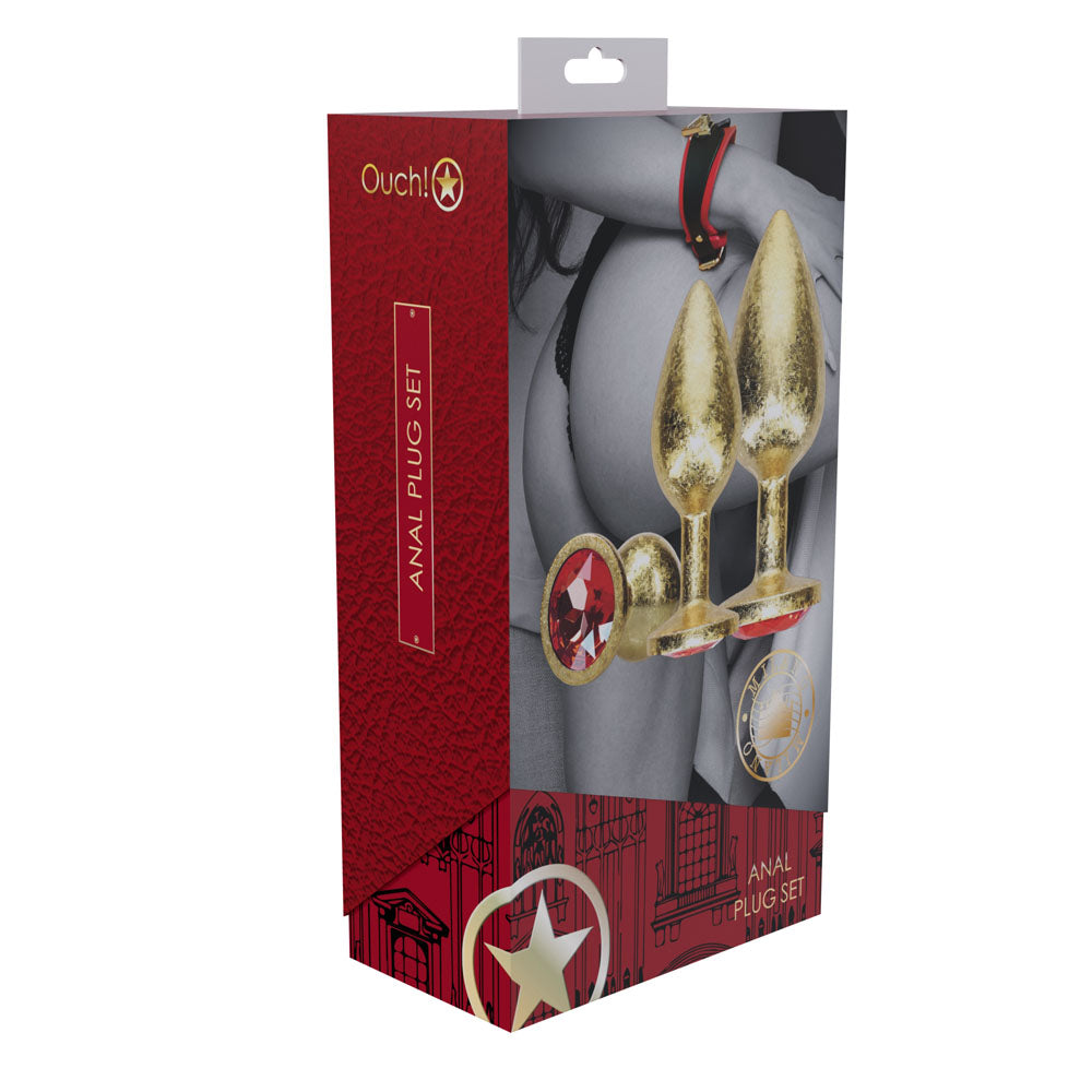 OUCH! Milan Collection - Metal Anal Plug Set
