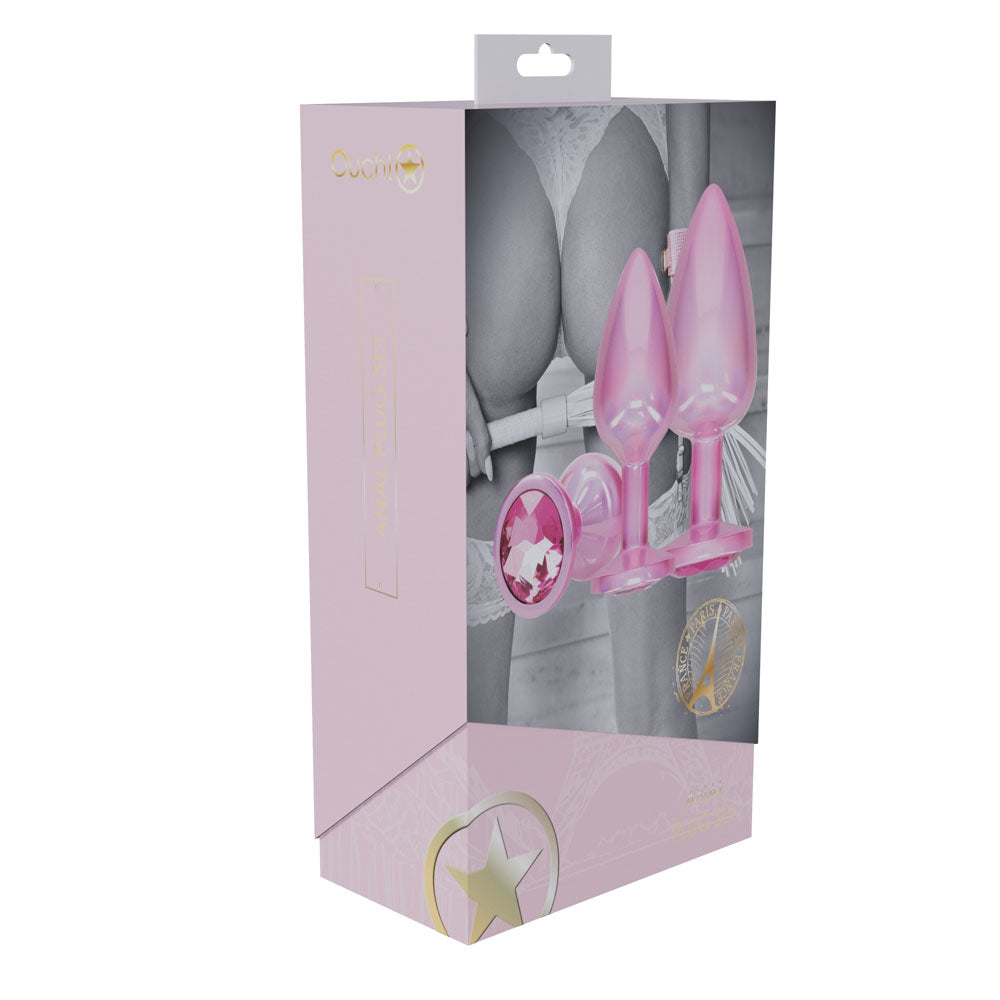 OUCH! Paris Collection - Metal Anal Plug Set