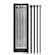 Ouch! Urethral Sounding Dilator Set - Black Silicone Urethral Sound Set - Naughty by Nature Adult Store