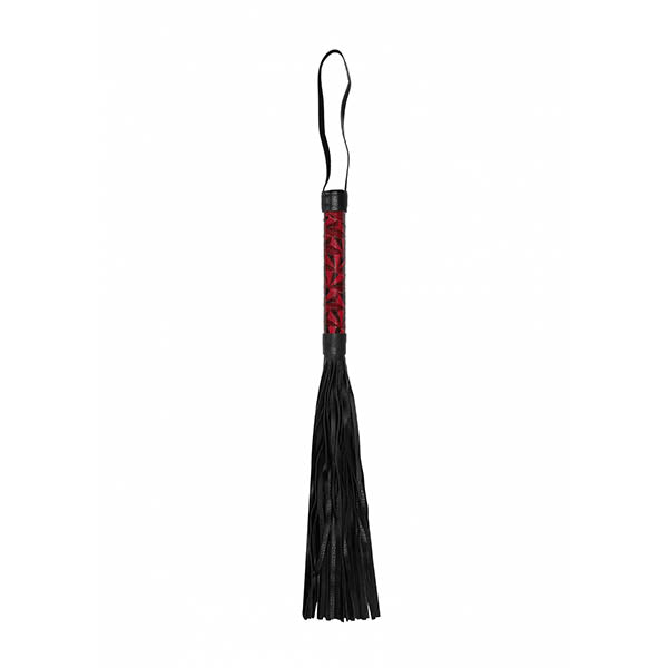 Ouch! Luxury Diamond Whip - Burgundy Whip - Naughty by Nature Adult Store