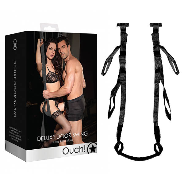 Ouch! Deluxe Door Swing - Black - Naughty by Nature Adult Store