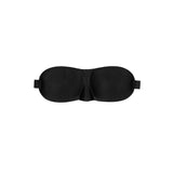 OUCH! Black & White Satin Curvy Eye Mask