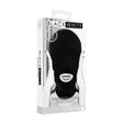OUCH! Black & White Submission Mask - Black Hood Mask - Naughty by Nature Adult Store