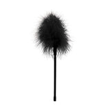 OUCH! Black & White Feather Tickler - Black - Naughty by Nature Adult Store