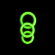 OUCH! Glow In The Dark Cock Ring Set - Glow in Dark Cock Rings - Set of 3 Sizes - Naughty by Nature Adult Store