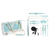 OUCH! Paris Collection - Baby Blue Bondage Set with Bag - 8 Piece Kit