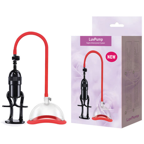LuvPump Vagina Enhancement System - Clear/Red - Naughty by Nature Adult Store