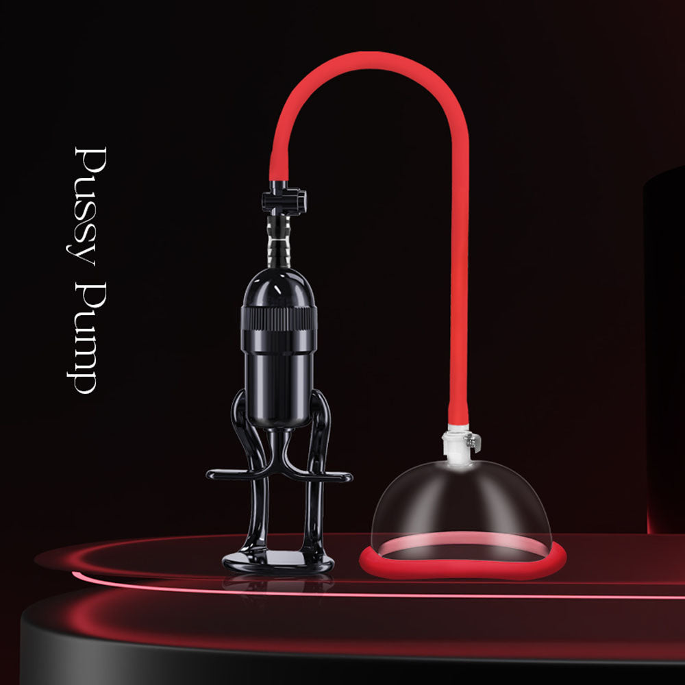 LuvPump Vagina Enhancement System - Clear/Red - Naughty by Nature Adult Store