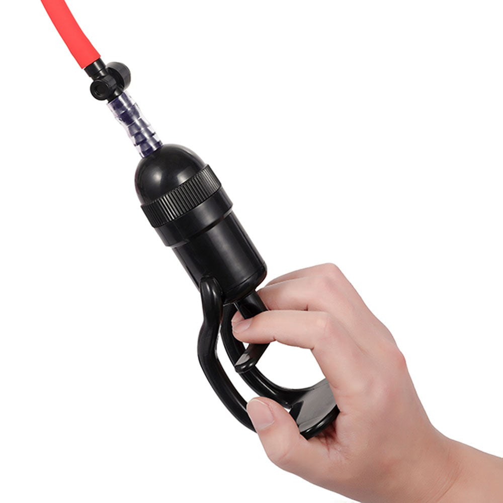LuvPump Vagina Enhancement System - Clear/Red - Naughty by Nature Adult Store