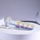 Playboy Pleasure JEWELS BEADS - Clear Glass 12 cm Anal Beads - Naughty by Nature Adult Store