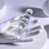 Playboy Pleasure JEWELS BEADS - Clear Glass 12 cm Anal Beads - Naughty by Nature Adult Store