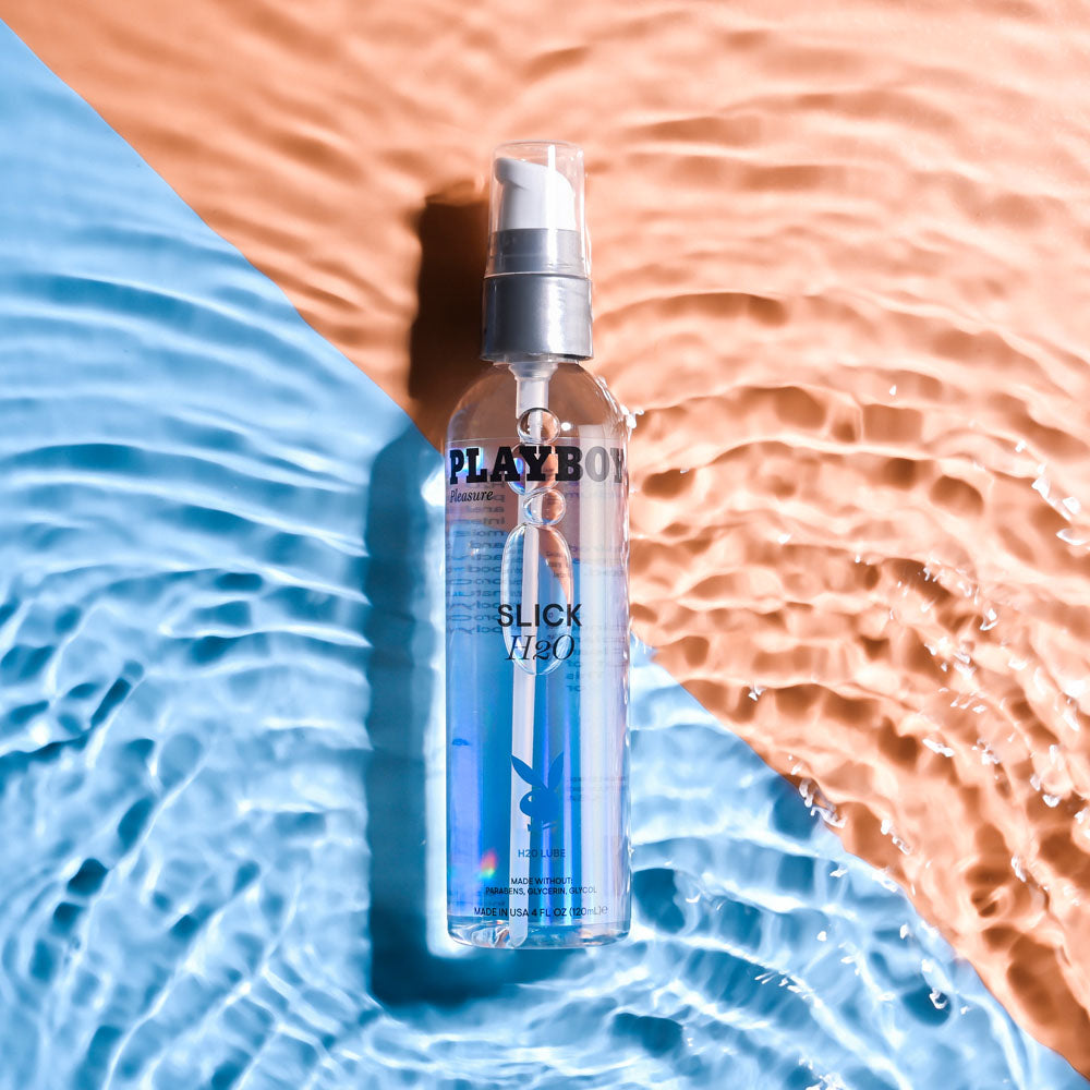 Playboy Pleasure SLICK H2O - 120 ml - Water Based Lubricant - Naughty by Nature Adult Store