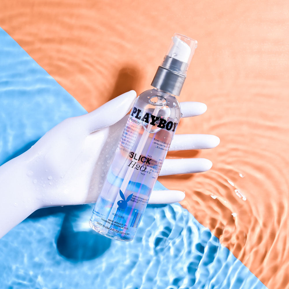 Playboy Pleasure SLICK H2O - 120 ml - Water Based Lubricant - Naughty by Nature Adult Store