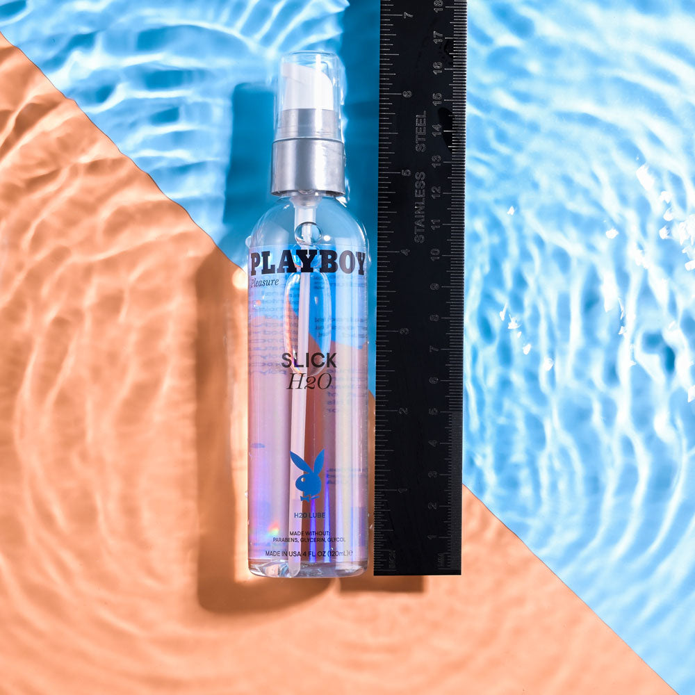 Playboy Pleasure SLICK H2O - 120 ml - Water Based Lubricant - Naughty by Nature Adult Store