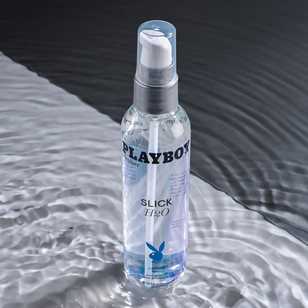 Playboy Pleasure SLICK H2O - 120 ml - Water Based Lubricant - Naughty by Nature Adult Store