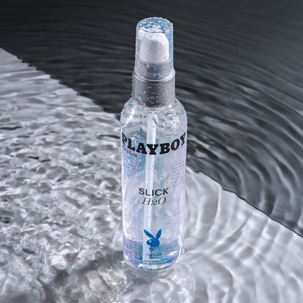 Playboy Pleasure SLICK H2O - 120 ml - Water Based Lubricant - Naughty by Nature Adult Store
