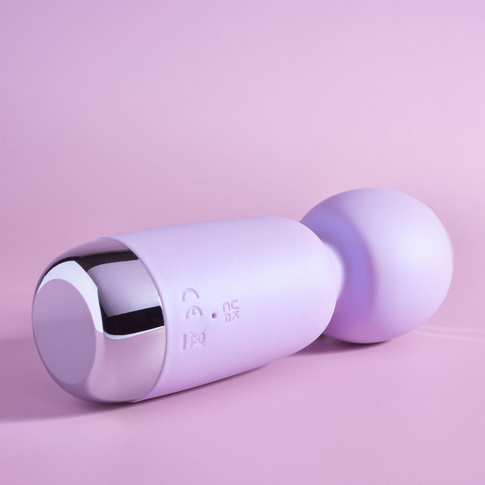 Playboy Pleasure ROYAL MINI - Rechargeable Mini Wand Vibrator - Naughty by Nature Adult Store