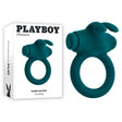 Playboy Pleasure BUNNY BUZZER - Green USB Rechargeable Vibrating Cock Ring - Naughty by Nature Adult Store
