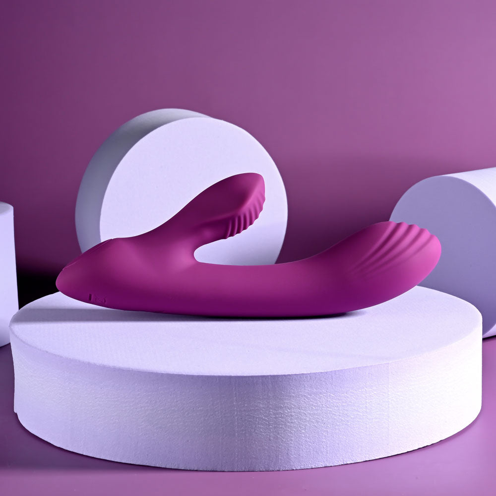 Playboy Pleasure BITTY BUNNY - Purple 14.7 cm USB Rechargeable Rabbit Vibrator - Naughty by Nature Adult Store