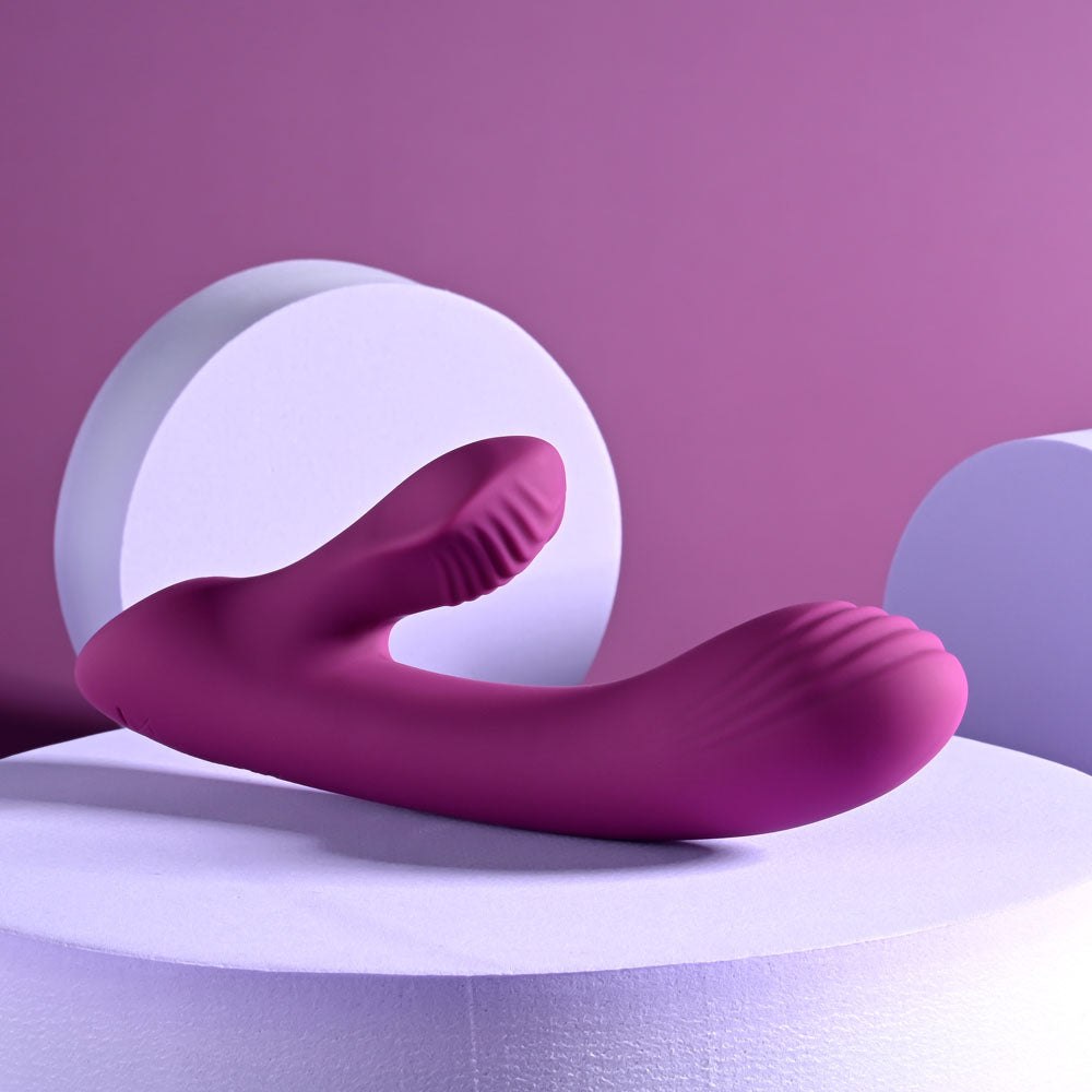 Playboy Pleasure BITTY BUNNY - Purple 14.7 cm USB Rechargeable Rabbit Vibrator - Naughty by Nature Adult Store
