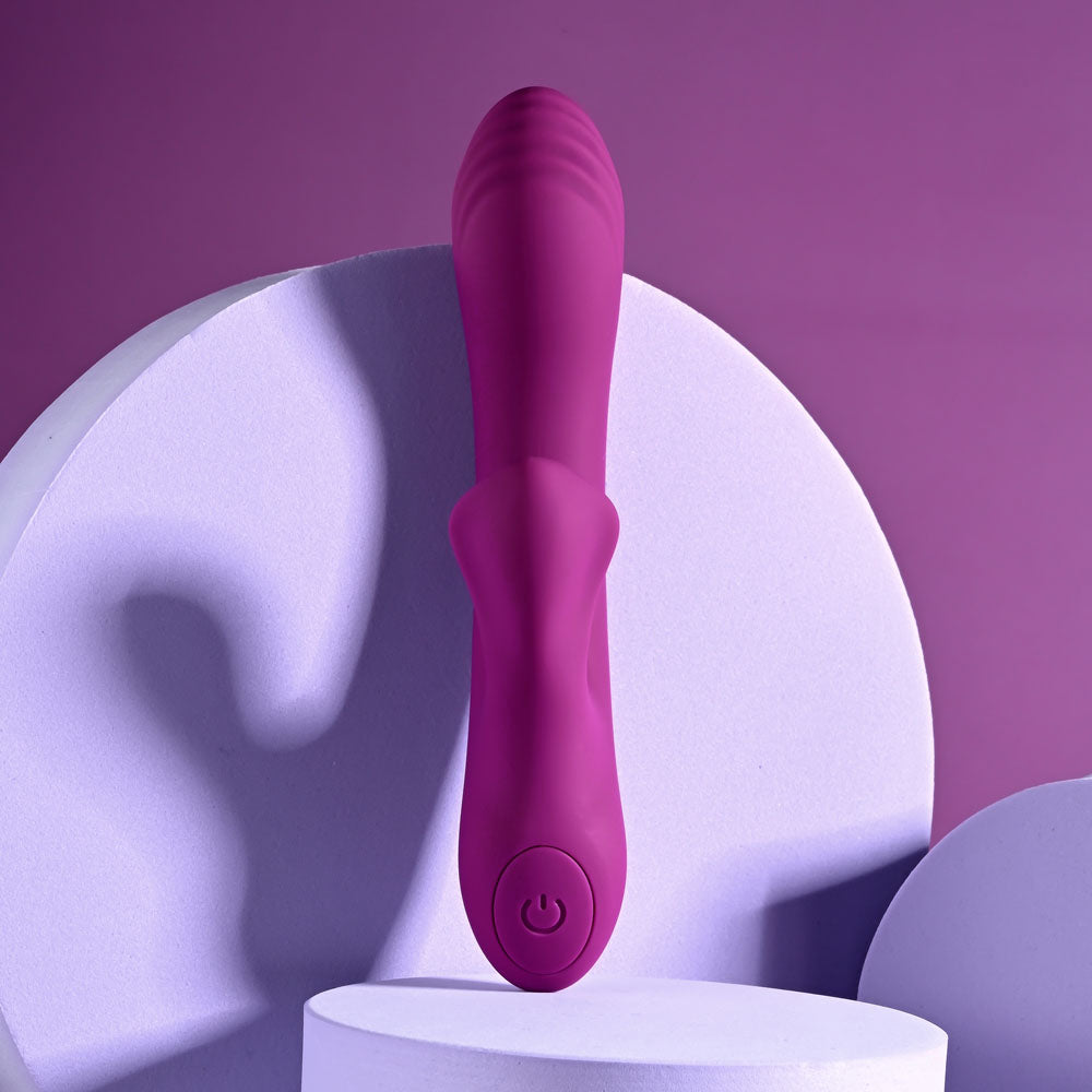 Playboy Pleasure BITTY BUNNY - Purple 14.7 cm USB Rechargeable Rabbit Vibrator - Naughty by Nature Adult Store
