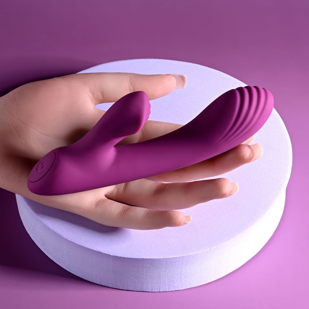 Playboy Pleasure BITTY BUNNY - Purple 14.7 cm USB Rechargeable Rabbit Vibrator - Naughty by Nature Adult Store