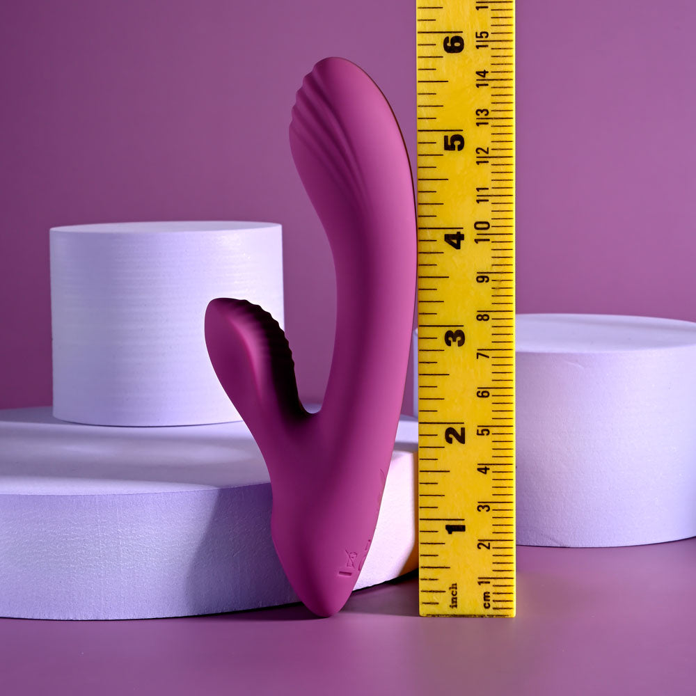 Playboy Pleasure BITTY BUNNY - Purple 14.7 cm USB Rechargeable Rabbit Vibrator - Naughty by Nature Adult Store