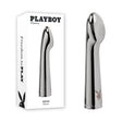 Playboy Pleasure SWOON - Chrome 14 cm USB Rechargeable Vibrator - Naughty by Nature Adult Store