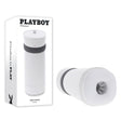 Playboy Pleasure TWIST & STROKE - White USB Rechargeable Heating Stroker with UV Cleaning - Naughty by Nature Adult Store