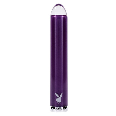Playboy Pleasure AMETHYST - Glass Tipped Mini Vibrator - Naughty by Nature Adult Store