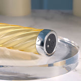 Playboy Pleasure TWIST OF FATE - Yellow Glass Rechargeable Vibrator - Naughty by Nature Adult Store
