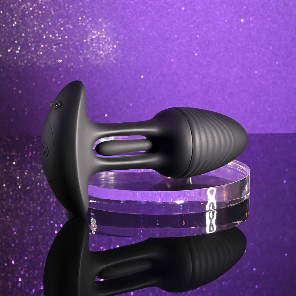 Playboy Pleasure Rim Shot Vibrating Butt Plug 11.4 cm
