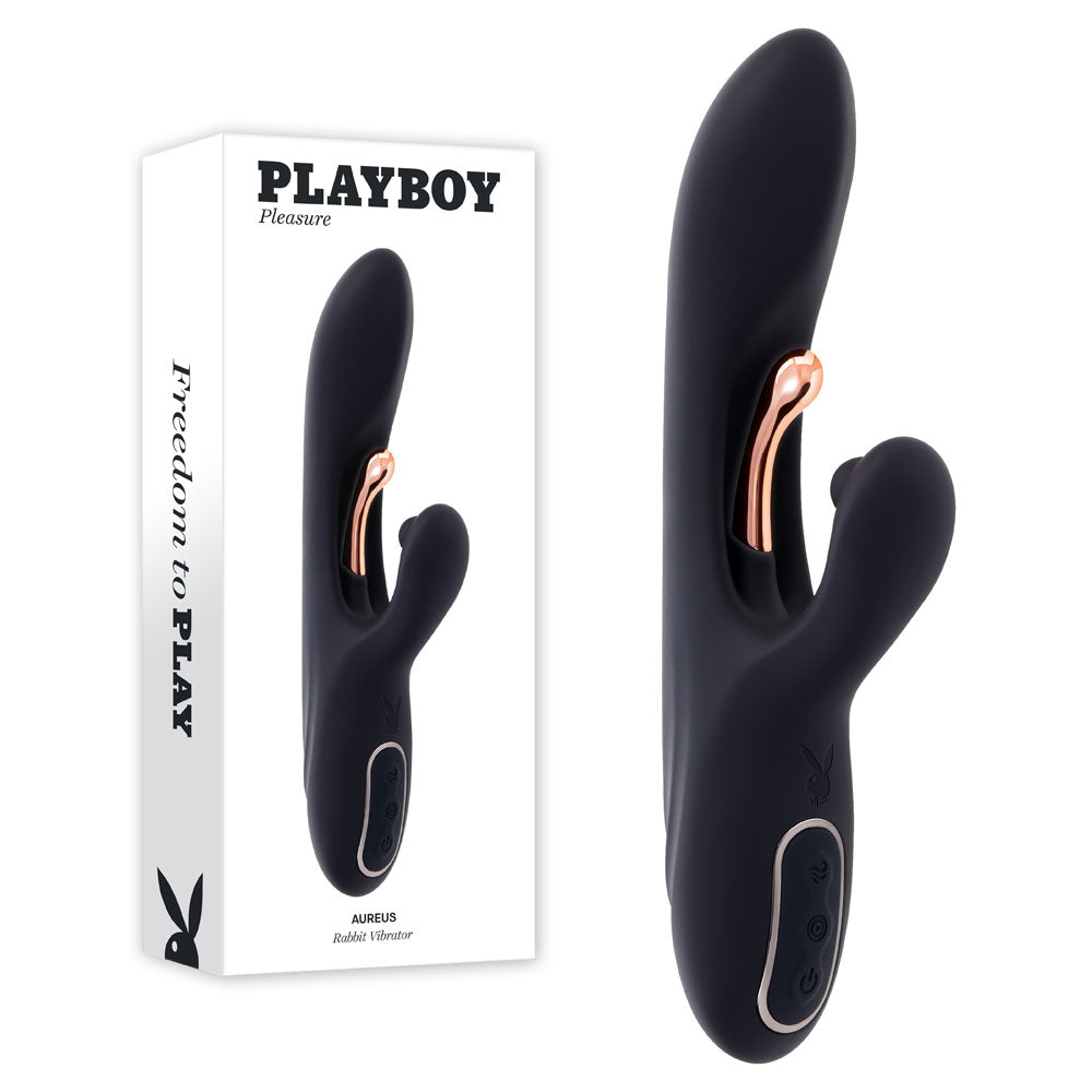 Playboy Pleasure AUREUS Rabbit with Internal Flicker