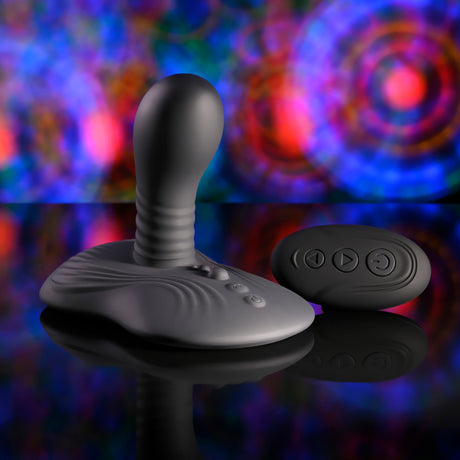 Playboy Pleasure SITTIN & SPINNIN - Spinning Vibrator & Grinder Pad & Remote