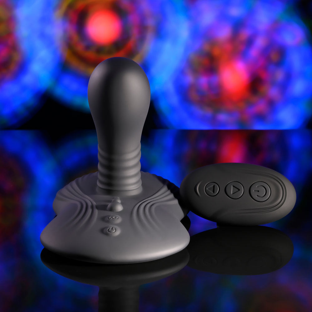 Playboy Pleasure SITTIN & SPINNIN - Spinning Vibrator & Grinder Pad & Remote