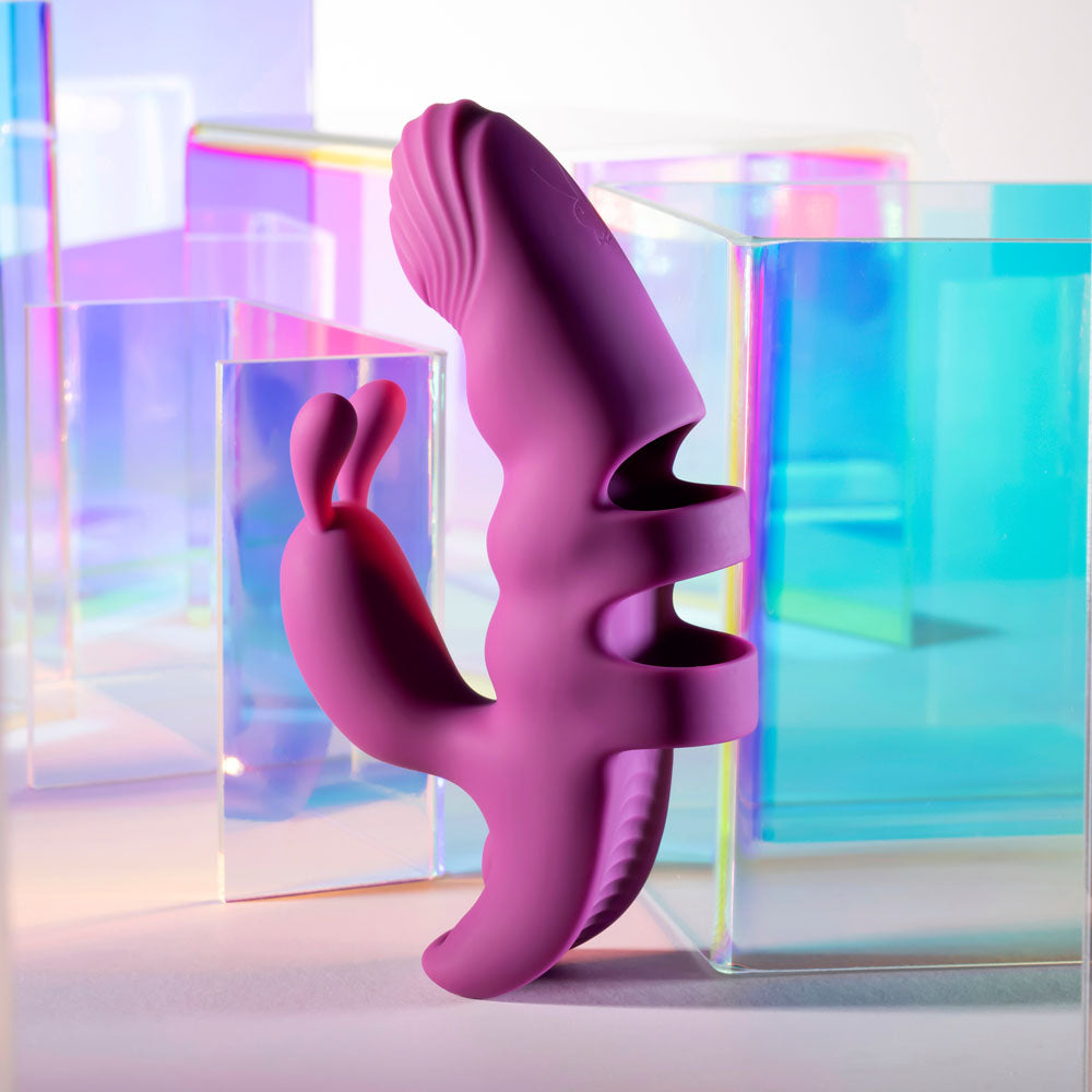 Playboy Pleasure LEND A HAND - Finger Vibrator - Naughty by Nature Adult Store