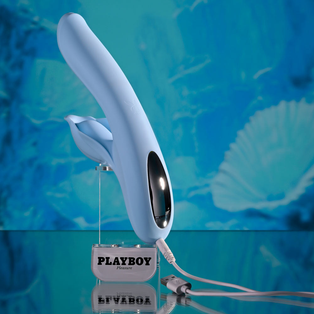 Playboy Pleasure IN BLOOM - Tapping & Heating Dual Vibrator