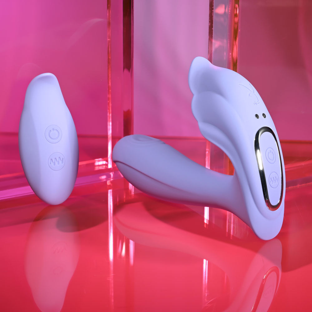 Playboy Pleasure LILAC FANTASY - Tapping Vibrator with Remote