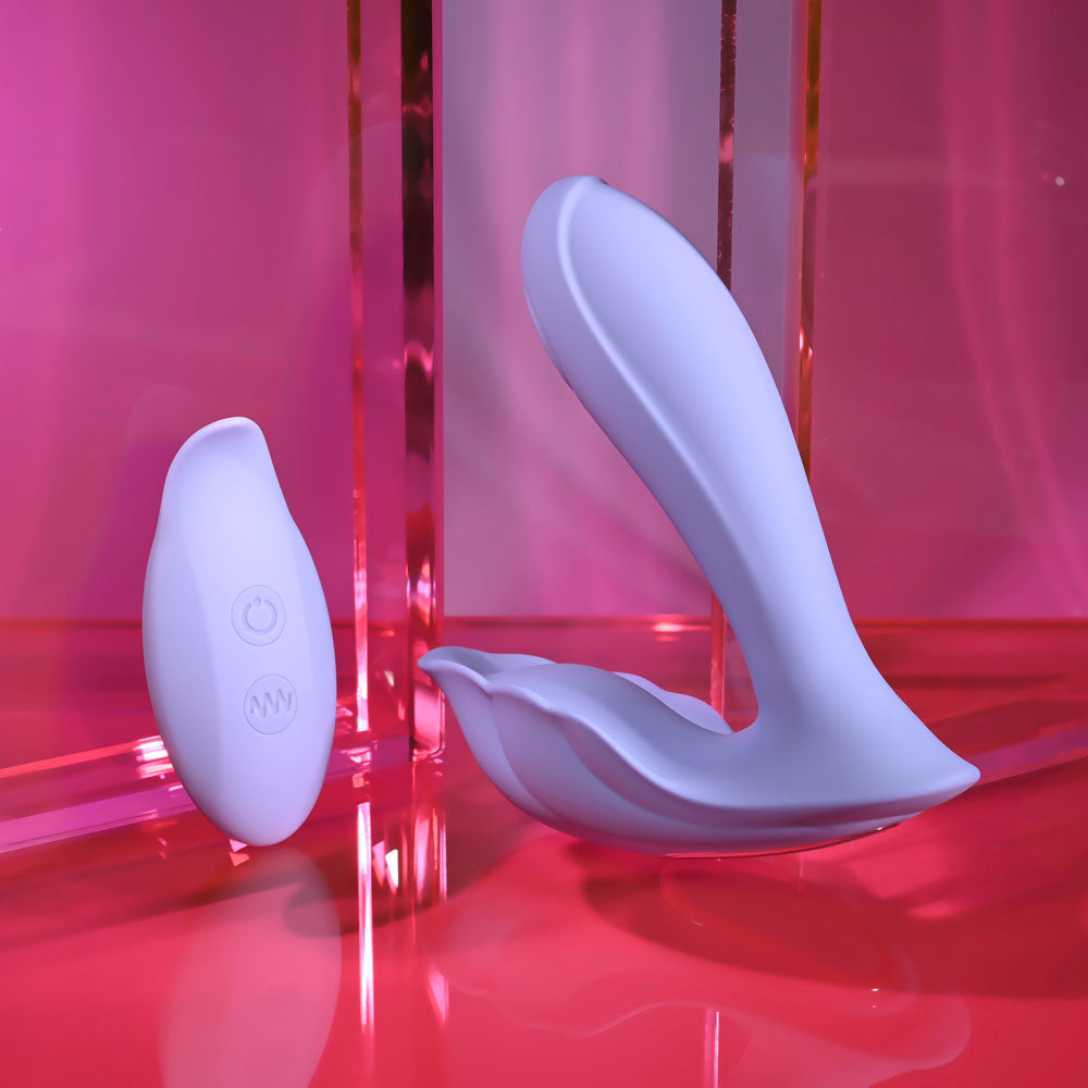 Playboy Pleasure LILAC FANTASY - Tapping Vibrator with Remote