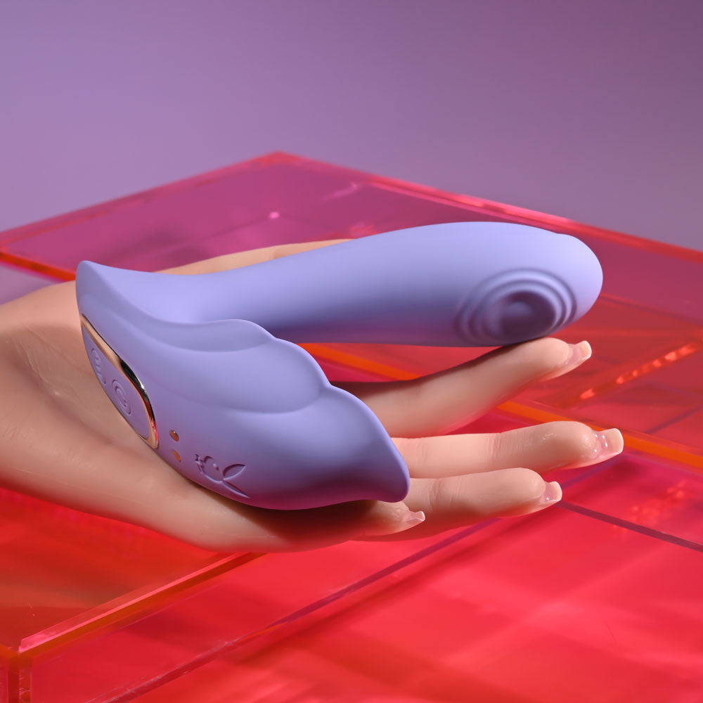 Playboy Pleasure LILAC FANTASY - Tapping Vibrator with Remote